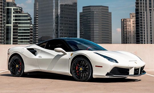 rent a Ferrari 488 in houston